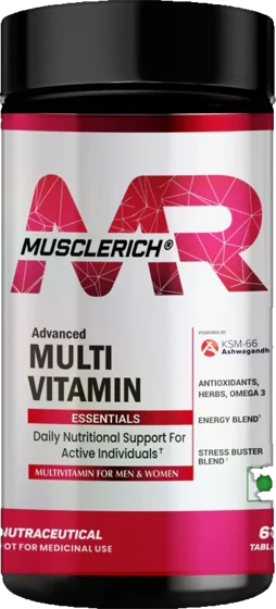 MuscleRich Advanced Multivitamin 60 veg tablets
