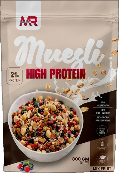 MuscleRich High Protein Muesli, Mix Fruit 800g